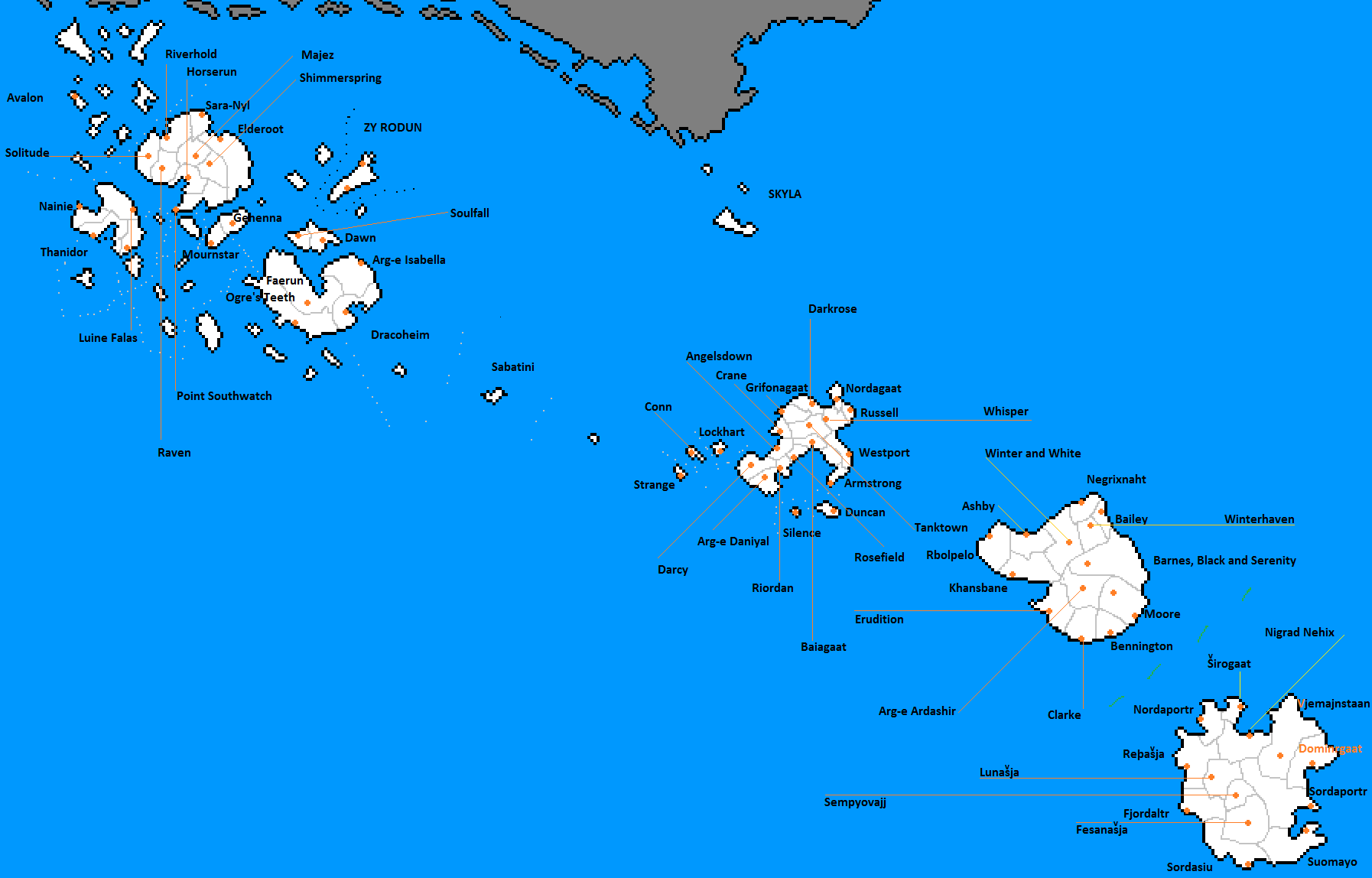 Goldshire islands labelled.png