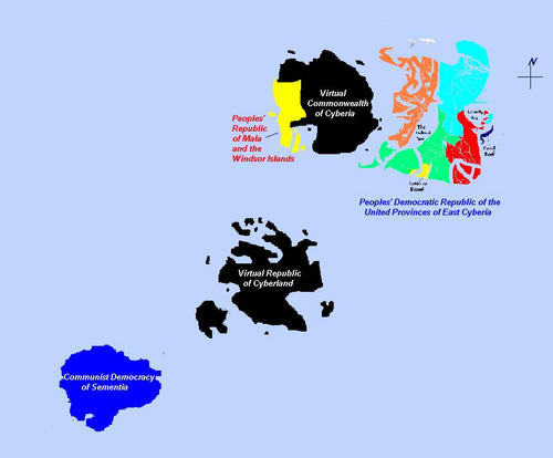 Early map of the Cyber-Island Chain